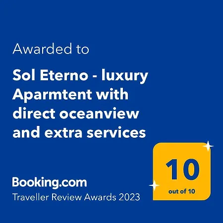 Sol Eterno - Luxury Aparmtent With Direct Oceanview And Extra Services Apartament *